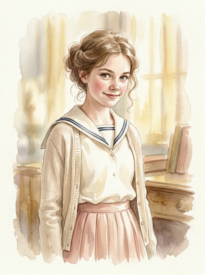 Illustration: An imagined illustration of Anastasia in youth, not an authenticated likeness or a portrait made at the time of her death. She was seventeen when she died in 1918.
