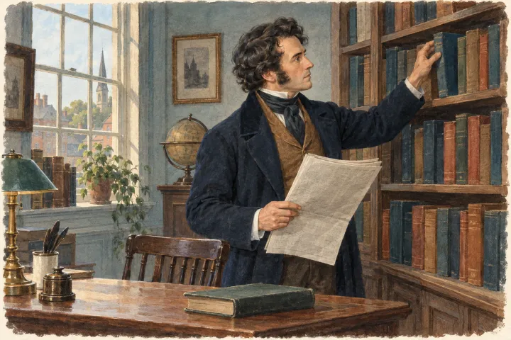 An imagined reader checking a report’s source