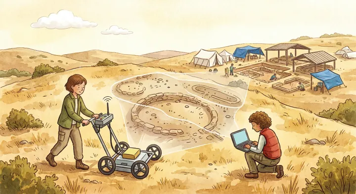 Illustration: An imagined geophysical survey