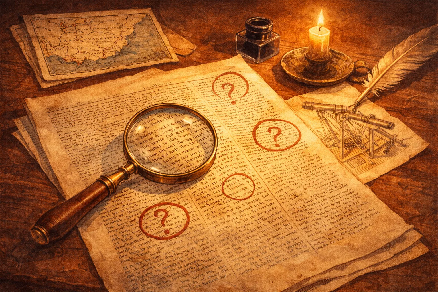 A yellowed 1835 newspaper page showing the Moon hoax articles